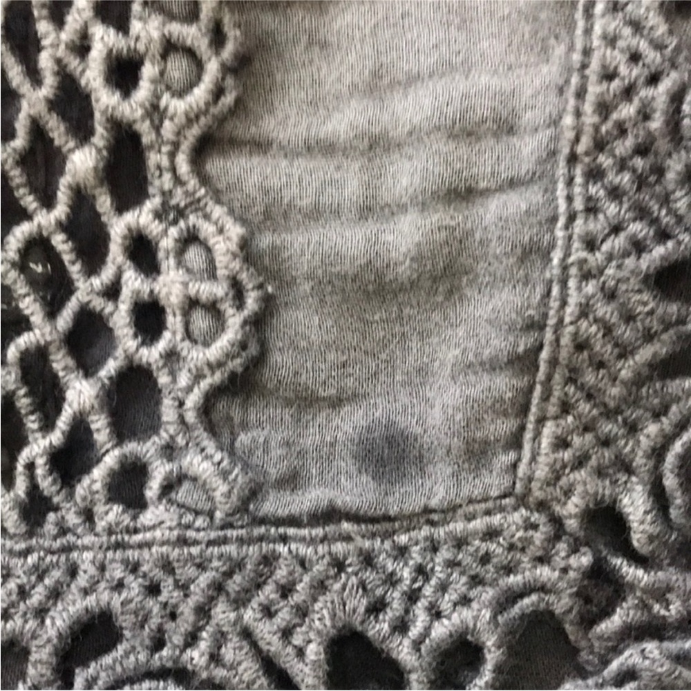 Free People One Ombré Victorian Blouse Lace Small - Picture 10 of 10
